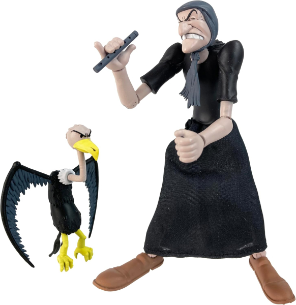 Hier ist die Actionfigur "Sea Hag mit Bernard" in einer Nahaufnahme zu sehen.
